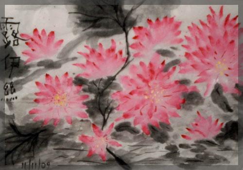 Atelier de peinture gestuelle avec Mme Zhang