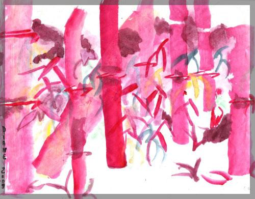 Atelier de peinture gestuelle avec Mme Zhang