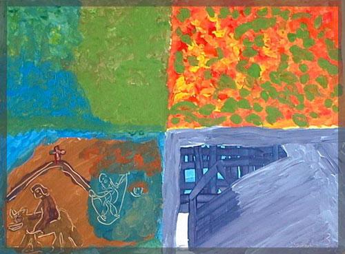 Atelier de peinture gestuelle avec M. Gill Plasse