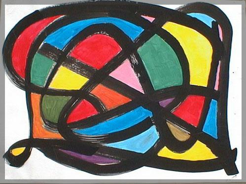 Atelier de peinture gestuelle avec M. Gill Plasse