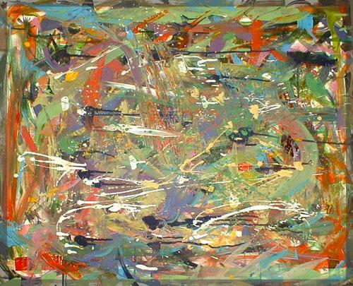 Atelier de peinture gestuelle avec M. Gill Plasse